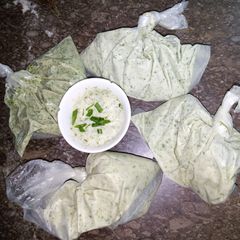 Green raita A picture of Green raita.