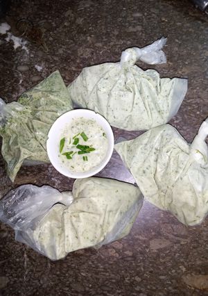 A picture of Green raita.