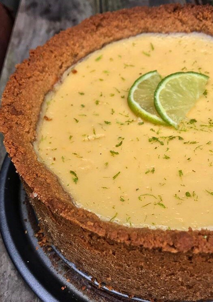 Una foto de Key lime pie