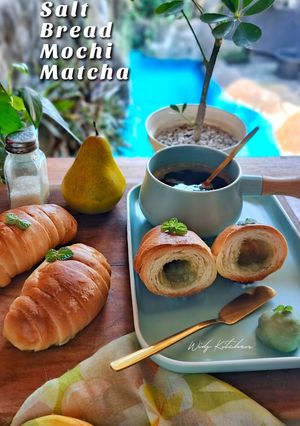 Foto resep Salt Bread Mochi Matcha