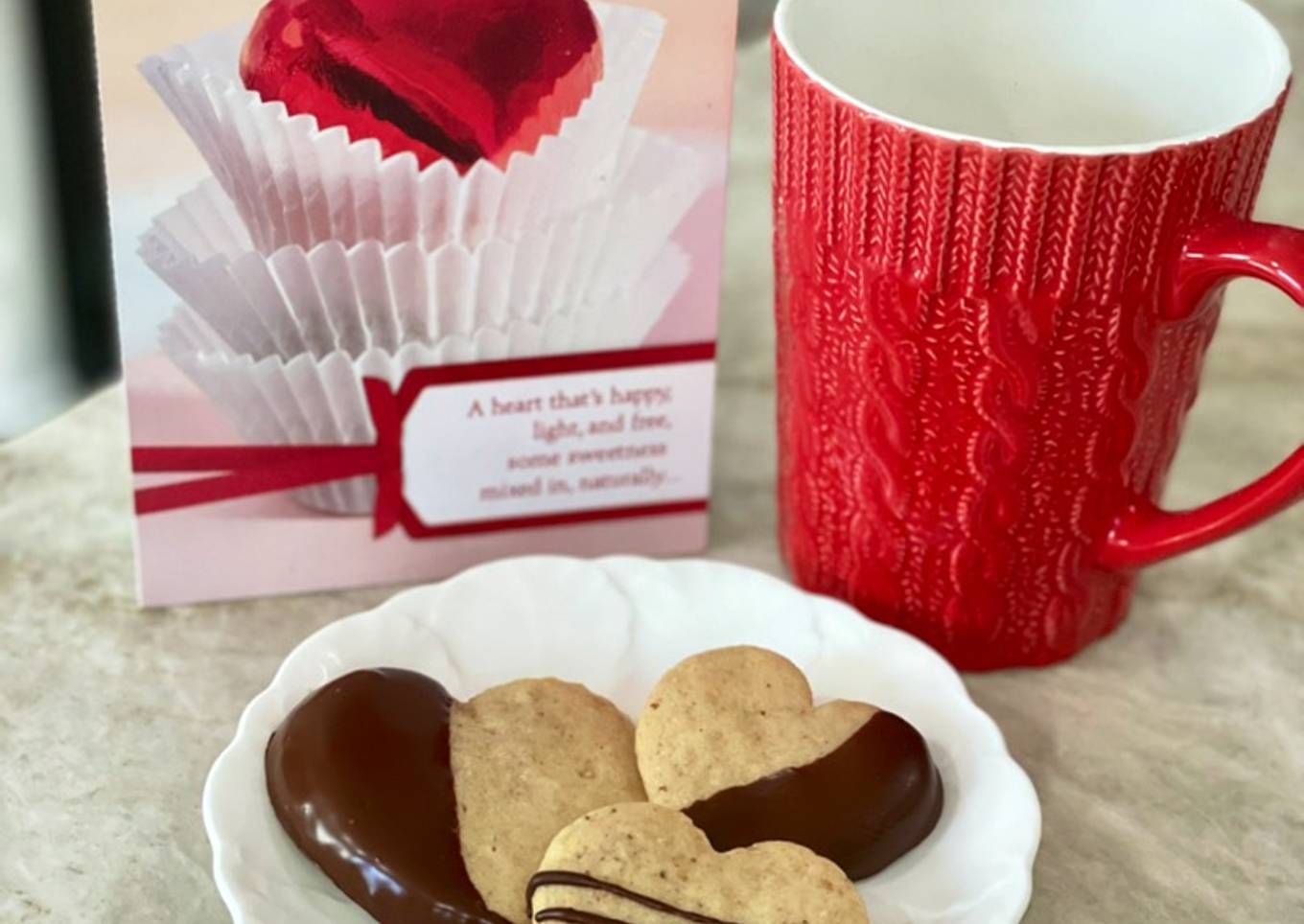Macadamia and Pecan Sandies (Valentine’s Cut-Out Cookies) 💕