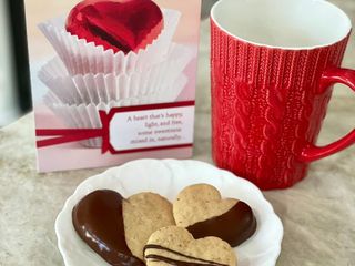 Macadamia and Pecan Sandies (Valentine’s Cut-Out Cookies) 💕