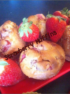 Foto resep Strawberry Muffins