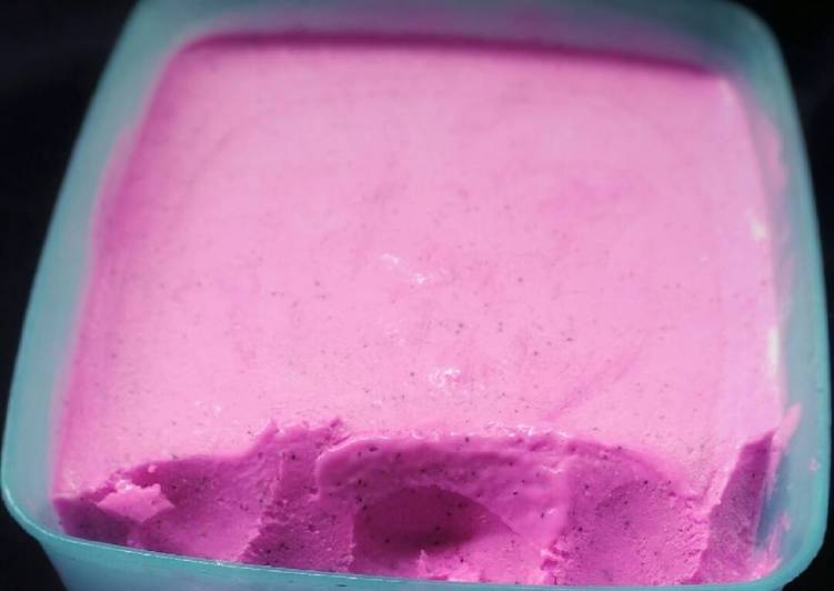 Bagaimana Menyiapkan Es cream buah naga yang Sempurna