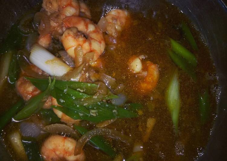 Udang saus mentega