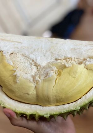 Hình của món Sầu riêng hấp.