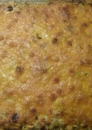 A picture of Keto Bacon Cheeseburger Casserole.