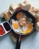 Bánh mì ốp-la chà bông