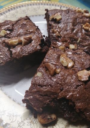 Una foto de Brownie de chocolate ♥️