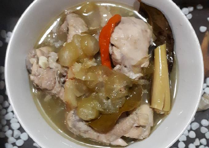 Garang Asem Ayam tanpa santan (masak dg slowcooker)