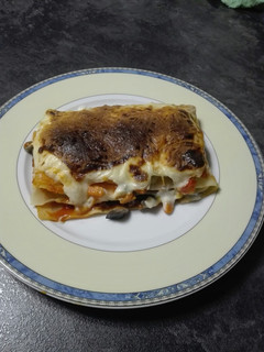 Una foto de Lasaña de verduras