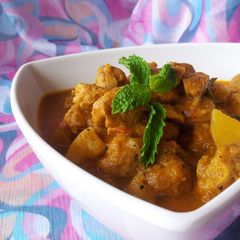 A picture of Soya Masala Curry.