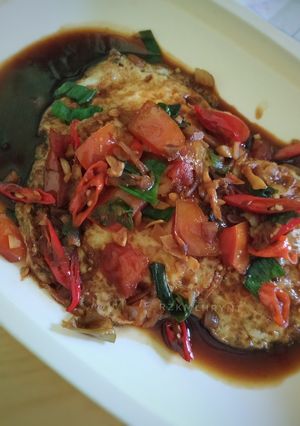 Foto resep Telor Masak Kecap Rasa Manis Pedas Ala Ala
