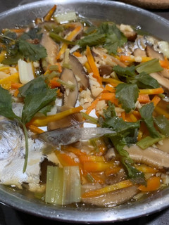 Foto resep Ikan tim dengan sayuran