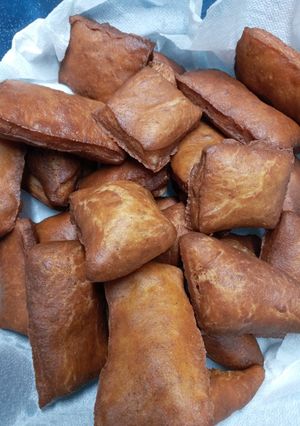 A picture of Cinnamon mini mandazi.