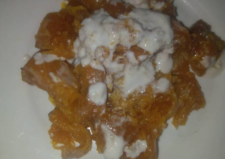 Recipe of Ultimate Matango ya nazi/pumpkin #tamarind coconut contest