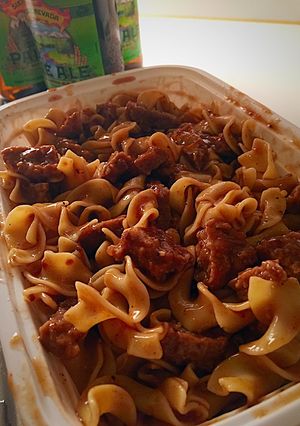 A picture of Billy Hill's Beef Strokinoff.
