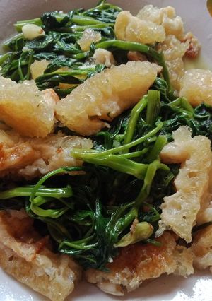 Foto resep Cha kangkung kikil b2 #nonhalal