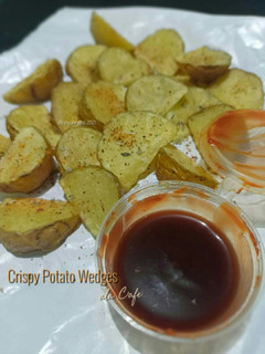 Foto resep Crispy Potato Wedges ala Cafe