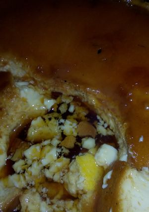 Una foto de Flan casero