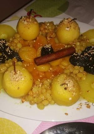 صورة لوصفة طجين حلو 😋👨🍳🍏