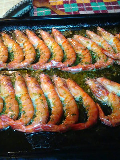 Una foto de Gambones al Ajillo, al Horno