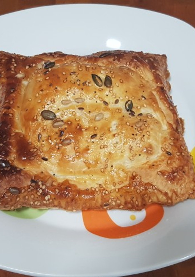 Una foto de Salmón en hojaldre