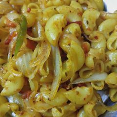 A picture of Masala macaroni.