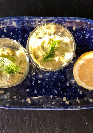Une photo de Mousse d’avocat à la ricotta