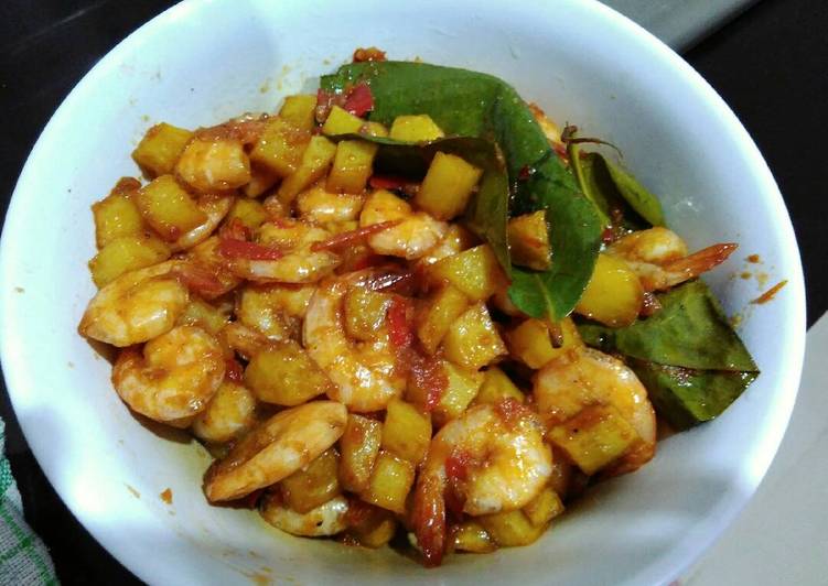 Resep Sambel goreng udang + kentang simple yang Menggugah Selera