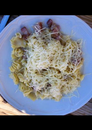 Une photo de Pâte à la carbonara