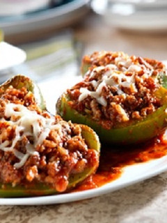 A picture of Easy Italian Stuffed Peppers.