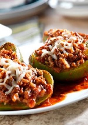 A picture of Easy Italian Stuffed Peppers.