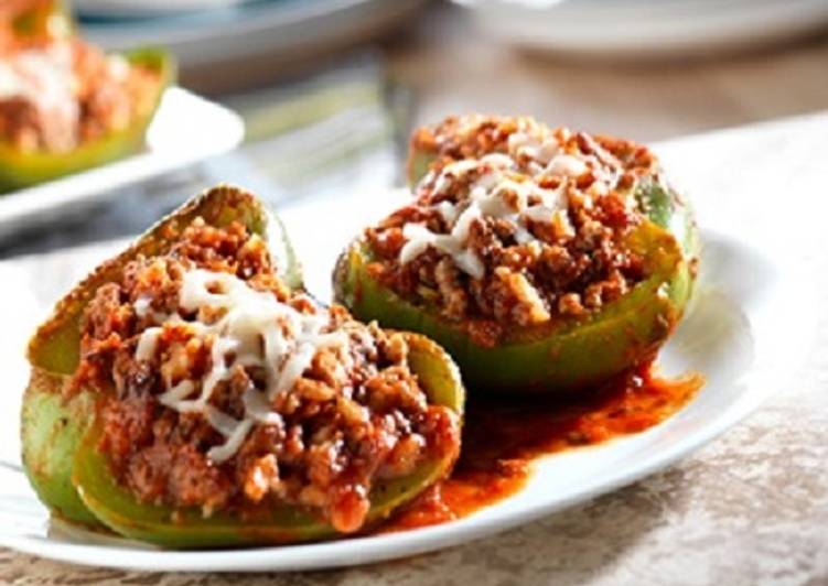 Recipe of Super Quick Homemade Easy Italian Stuffed Peppers