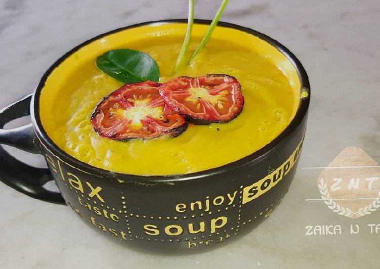 Lentil soup with gondhoraj / ডাল গন্ধরাজ সুপ- recipe