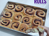 Blueberry Rolls (eggless, metode autolisis)