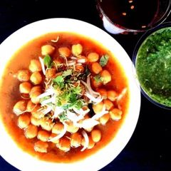 A picture of Tikki chole.