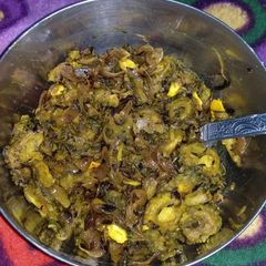 A picture of Cruspy karele.