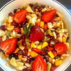 A picture of Healthy And Delicious Fruit Chat.