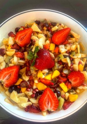 A picture of Healthy And Delicious Fruit Chat.