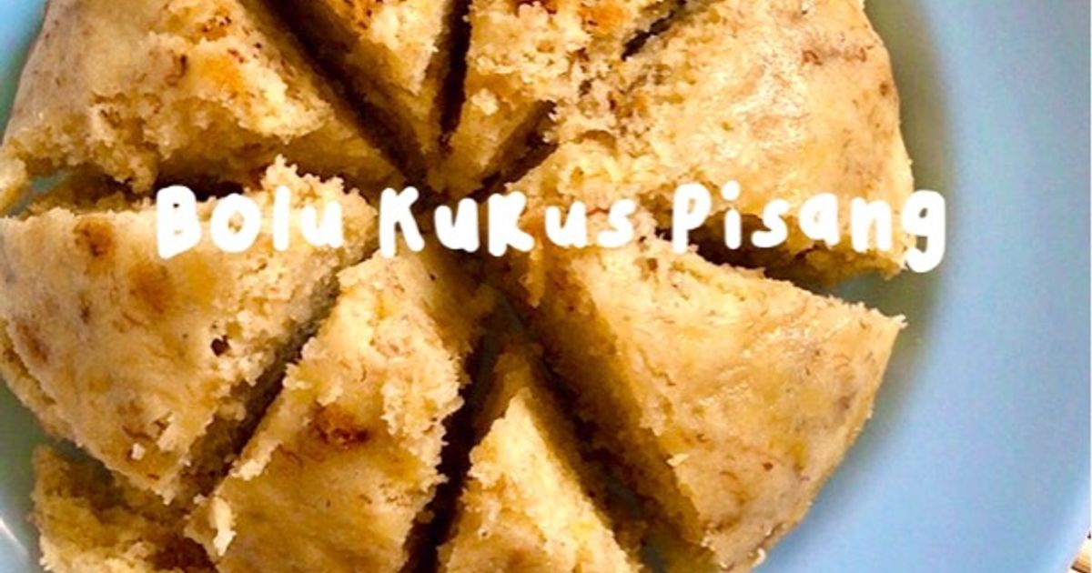 Bolu Kukus Pisang - takaran sendok (wangi, empuk, dan mudah dibuat)
