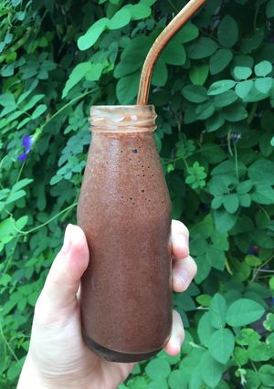 Foto resep Choco banana smoothie