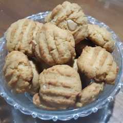 รูปของ Simple cheese and almond crunchy cookies