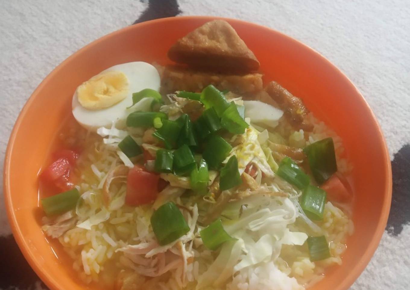 Soto ayam + sambal(mudah dan simple)