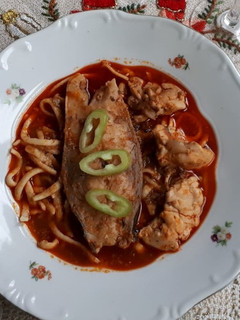 Halászlé tésztával recept fotója