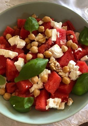 O poză a rețetei Salată de pepene roșu!.
