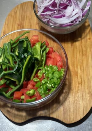Una foto de Vegetales a la Mexicana