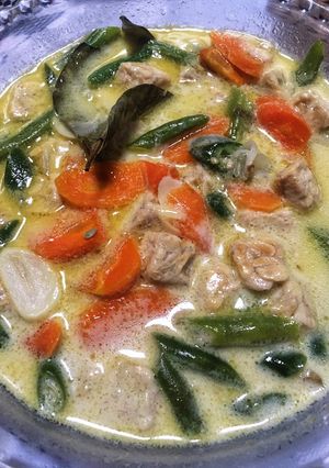 Foto resep Sayur tempe santen
