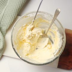 A picture of Passion Fruit Mascarpone Frosting.