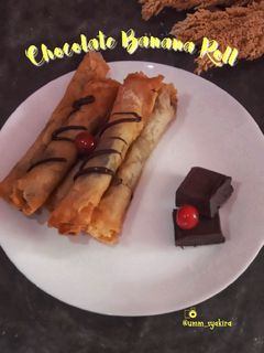 Foto resep Chocolate Banana Roll (Piscok)